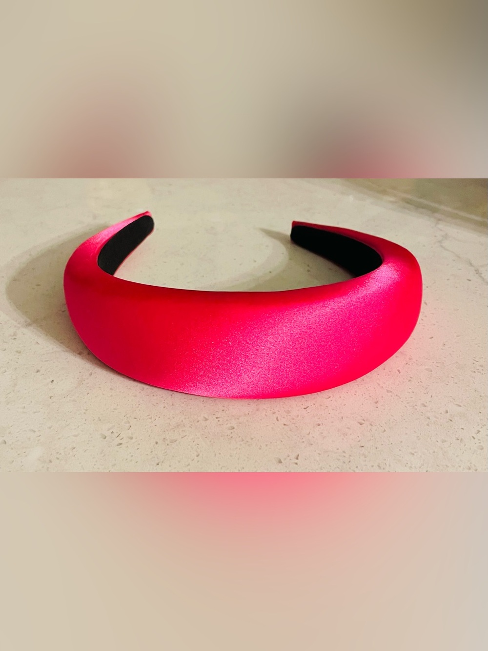 Padded Hot Pink Headband - Women Accessories